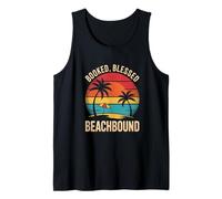 Bendita Bendita Beating BeachBound Retro Sunset Camiseta sin Mangas