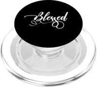 Bendita fe Cristiana Bonito Regalo Escrito PopSockets PopGrip para MagSafe