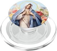 Bendita Madre María Madre de Jesús Rosas Nuestra Señora Católica PopSockets PopGrip para MagSafe