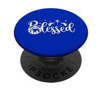 Bendita Natividad Feliz Navidad Devocional Navidad PopSockets PopGrip Adhesivo