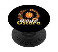 Bendita Ostara Wicca Wicca Feliz Pascua Bendita Ostara PopSockets PopGrip Adhesivo