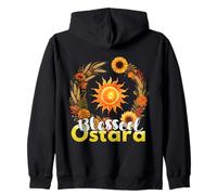 Bendita Ostara Wicca Wicca Feliz Pascua Bendita Ostara Sudadera con Capucha