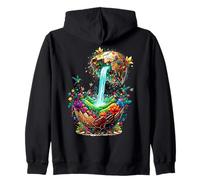 Bendita Ostara Wicca Wicca Feliz Pascua Ostara Eostre Sudadera con Capucha