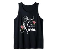 Bendita sea llamada Nana, divertido regalo para abuela y abuela Camiseta sin Mangas