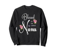 Bendita sea llamada Nana, divertido regalo para abuela y abuela Sudadera
