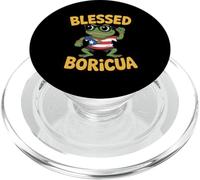 Bendito Boricua Puerto Rico Sapo Estilo Retro Orgullo cultur PopSockets PopGrip para MagSafe