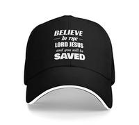 Bendito, Cristianismo, Fe, Jesús Mujer Hombre Sombrero Clásico Gorra De Béisbol Resistente Snapback Cap para Deporte Running Aire Libre