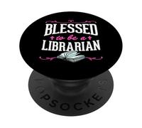 Bendito de ser Bibliotecario PopSockets PopGrip Adhesivo