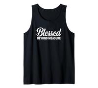 Bendito más allá de la Medida - Christian Faith Camiseta sin Mangas