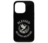 Bendito más allá de la medida Paloma cristiana Carcasa para iPhone 13 Pro