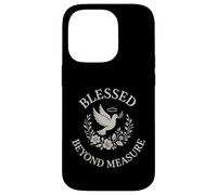 Bendito más allá de la medida Paloma cristiana Carcasa para iPhone 14 Pro