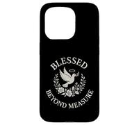 Bendito más allá de la medida Paloma cristiana Carcasa para iPhone 15 Pro
