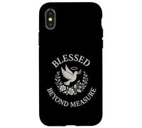 Bendito más allá de la medida Paloma cristiana Carcasa para iPhone X/XS