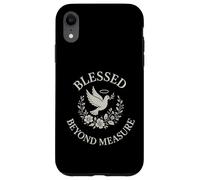 Bendito más allá de la medida Paloma cristiana Carcasa para iPhone XR