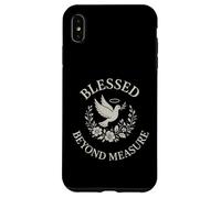 Bendito más allá de la medida Paloma cristiana Carcasa para iPhone XS Max