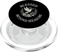 Bendito más allá de la medida Paloma cristiana PopSockets PopGrip para MagSafe