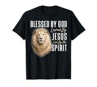Bendito por Dios León de Judá Estudio Bíblico de Fe Cris Camiseta