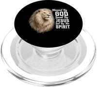 Bendito por Dios León de Judá Estudio Bíblico de Fe Cris PopSockets PopGrip para MagSafe