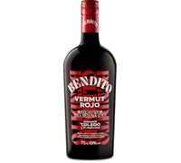 Bendito Vermut Rojo, , Pack 4 Botellas x 75cl, Seco y Con Ligera Acidez y Regusto Dulce, 15% Vol. Alcohol