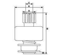 Bendix, arranque HC-CARGO CAR335707