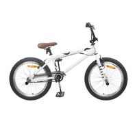 Bendmaxx Bicicleta BMX de color negro con manillar ajustable y sillín para niños a partir de años, marco de acero, freno lineal, ideal para trucos, carreras y tiempo libre