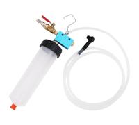 Bendmaxx Bomba para repuesto de líquido de frenos de 300 cc, plástico y metal con manguera flexible, herramienta de freno para coches, camiones, frenos, kit de reparación, mantenimiento y cuidado del