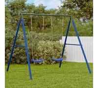 Bendmaxx Estructura de balancín de acero lacado, 206 x 185 x 185 cm, para exteriores, compatible con columpios, columpios nido, trapecio, cuerda de escalada, ideal para jardín, parque infantil