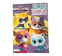 Bendon Super Kitties - Libro para colorear y actividades - 80 páginas, hojas de rasgar y compartir, color morado