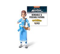 BendyFigs The Noble Collection Avatar Katara - Noble Toys 18 cm Bendable Posable Collectible Doll Figura con Soporte y Mini Accesorios