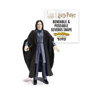 BendyFigs The Noble Collection Harry Potter, Severus Snape, Noble Toys 16 cm Bendable Posable Collectible Doll Figura con Soporte y Mini Accesorios, NN7370