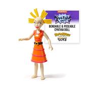 BendyFigs The Noble Collection Rugrats Cynthia - Noble Toys 16 cm Bendable Posable Collectible Doll Figura con Soporte y Mini Accesorios