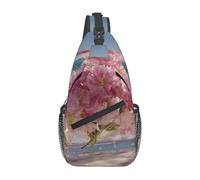 Beneath the Cherry Blossoms - Bolsa cruzada de gran capacidad, elegante y duradera para viajes, actividades al aire libre