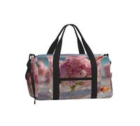 Beneath the Cherry Blossoms - Bolsa cruzada de mano de gran capacidad, ligera, resistente, repelente al agua, para viajes al aire libre