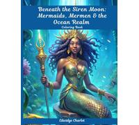 Beneath the Siren Moon: Mermaids, Mermen & the Ocean Realm Coloring Book