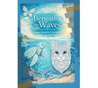 Beneath the Waves: Animal mandala coloring book: Relaxing mandala animal coloring book