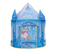 Benebomo Tienda de campaña desplegable para niños, Castillo de Juegos para niños, Castillo de Hielo Azul, casa de campaña para niños y niñas