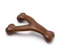 Benebone Juguete masticable Indestructible para Perros Wishbone para masticadores agresivos, rompe el aburrimiento Resistente de Larga duración para Perros, Sabor a Cacahuete Real, para Razas de