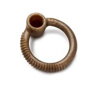 Benebone Ring - Juguete masticable Indestructible para masticadores agresivos, rompe el aburrimiento Resistente de Larga duración para Perros, Sabor Real a Tocino, para Perros Grandes, Fabricado en