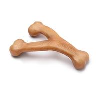 Benebone Juguete masticable Indestructible para Perros Wishbone para masticadores agresivos, rompe el aburrimiento Resistente de Larga duración para Perros, Sabor a Pollo Real, para Razas de Perros
