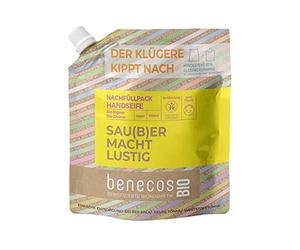 benecos BIO - Recambio de jabón de manos de jengibre orgánico + limón ecológico Sau(B) Él hace divertido - vegano - plástico reciclado