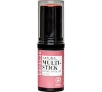 benecos Cosmética natural 3 en 1 Multistick - be rosey - para mejillas, ojos y labios - vegano