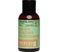 Benecos gel Baño 2 en 1 Menta Mini Viaje Bio Vegano 50 ml