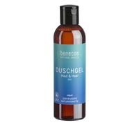 benecos Natural Basics - Gel de ducha 2 en 1 para piel y cabello, 200 ml, vegano, testado dermatológicamente