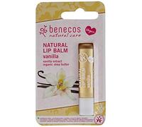 Benecos - natural beauty 94014 - bálsamo labial - vainilla - vegano | Lápiz hidratante con manteca de karité orgánica y jojoba, vegano y sin aceite de palma