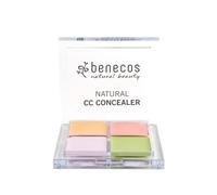 Benecos - natural beauty 94267 - corrector cc - cremoso - correctivo - sin talco - vegano - beige/verde/rosa/morado