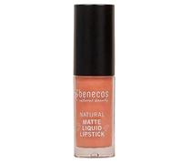Benecos - natural beauty 95332 Cosmética orgánica belleza natural - lápiz labial líquido mate - altamente pigmentado - con cera de carnauba - sin talco - vegano - rosa del desierto