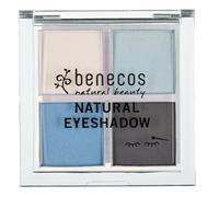 Benecos - natural beauty 95622 Benecos natural cosmetics - paleta de sombras de ojos quattro - vegano - azul verdadero, 4,8 g