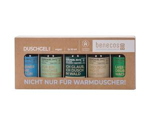 BenecosBIO - Mini set no solo para ducha caliente, vegano, plástico reciclado