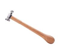 BENECREAT 1 lb Chasing Bijoux Martillo Hacer Martillos con madera Mango cómodo para joyas artesanales, 25 cm de largo, 5,7 cm de ancho