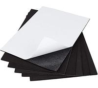 BENECREAT 10 placas de espuma autoadhesivas con respaldo, 30 x 21 cm, alfombrilla de espuma EVA negra con parte trasera autoadhesiva para puertas de muebles, 1,5 mm de grosor